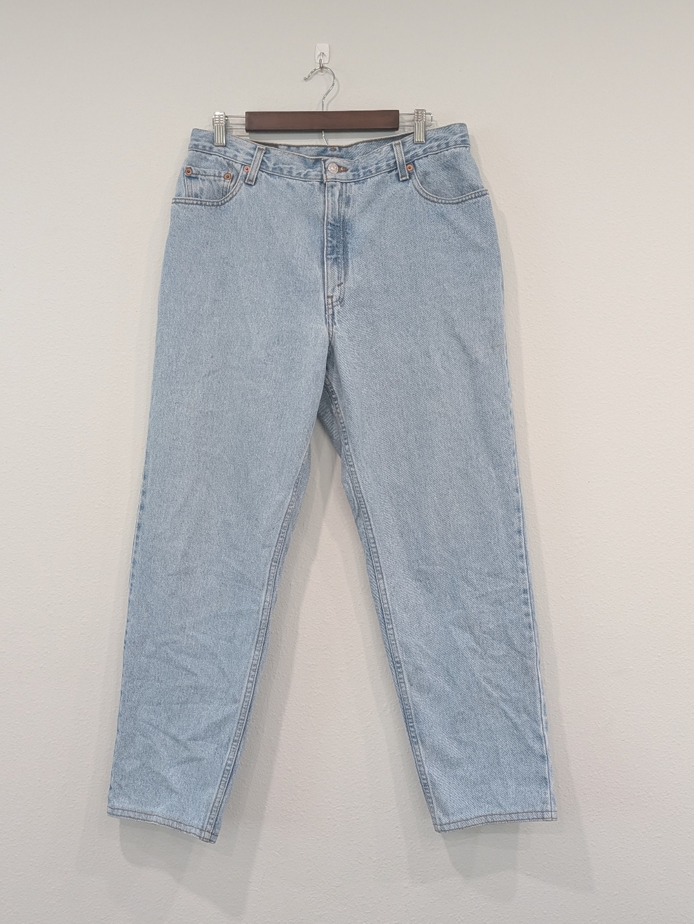 Levis 550 Stone Wash Relaxed Jeans Size 16 R Long
